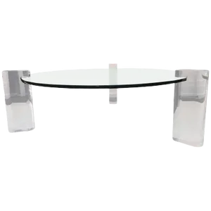 1980s Mid-Century Modern Karl Springer Coffee Table