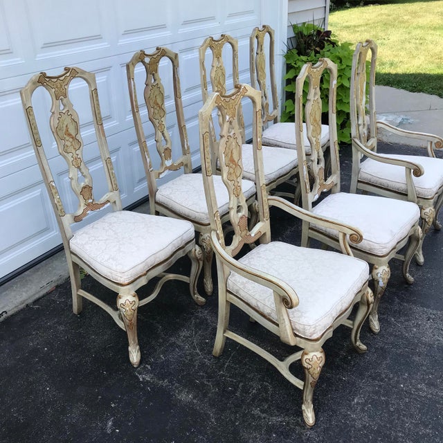 Drexel Heritage Sketchbook Collection Asian Chinoiserie Stenciled