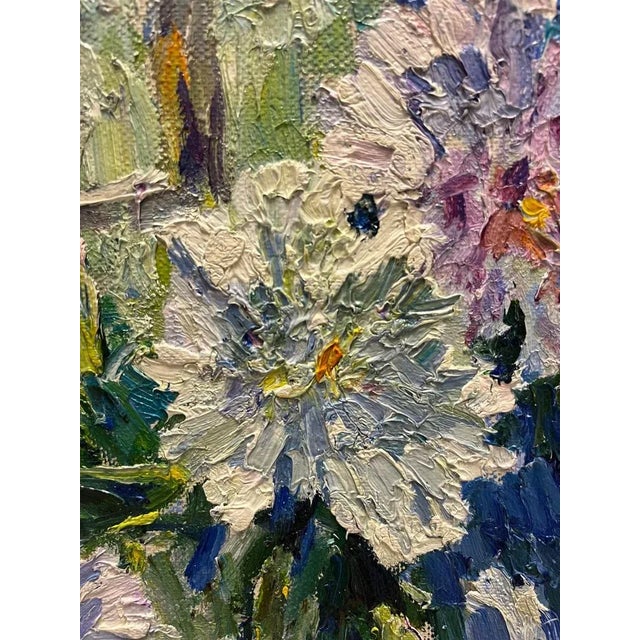 Georgij Moroz, Peonies, Oil Painting, 2002, Framed For Sale - Image 6 of 8