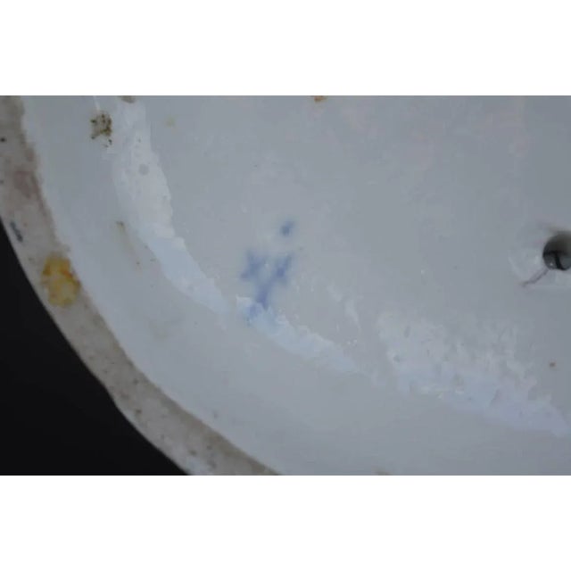 Ceramic Set of Two 1900s Porcelain Hunting Dog Vases For Sale - Image 7 of 8