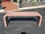 Wood Post Modern Mauve Laminated Waterfall Sofa Table For Sale - Image 7 of 18