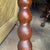 Late 19th Century Arts and Crafts Era Oak Side Table With Huge Metal and Glass Ball-and-Claw Feet For Sale In New York - Image 6 of 10