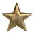 Heavy Brass Star Paperweight For Sale