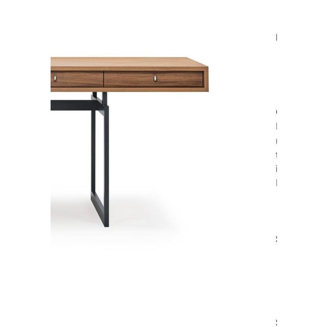 Not Yet Made - Made To Order Dark Grey and Walnut Office Desk by Bodil Kjaer for Character For Sale - Image 5 of 16
