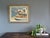 Mid-Century Modern 1958 Mid-Century Modern 'Quiet Mooring' Vintage Swedish Coastal Landscape Oil Painting, Framed For Sale - Image 3 of 12