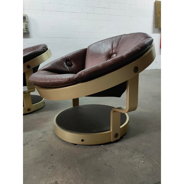 Mid-Century Lounge Chairs from Oddmun Vad, 1970s, Set of 2 For Sale - Image 3 of 10