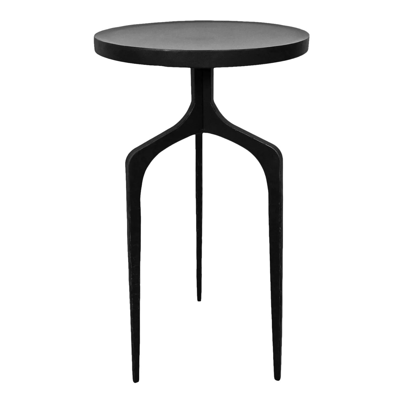Black Steel 3 Leg Accent Table Chairish