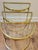 Hollywood Regency 1960s Hollywood Regency Brass Demilune Nesting Tables - Set of 3 For Sale - Image 4 of 5