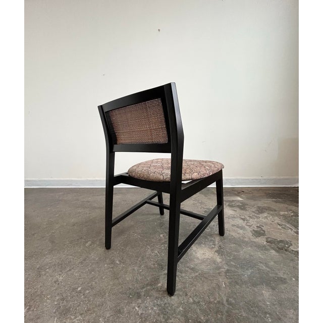 1960s Edward Wormley for Dunbar Cane Dining Chairs - Set of 8 For Sale - Image 5 of 12
