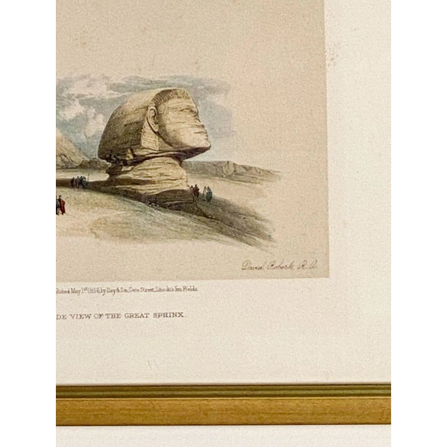 Early 19th Century Print of the Sphinx by Roberts, 19th Century For Sale - Image 5 of 6