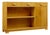 Low Mid-Century Scandinavian Open Bookcase in Elm, 1950 For Sale