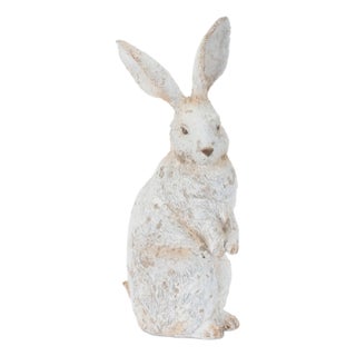 Distressed Rabbit Statue 14.25"H For Sale