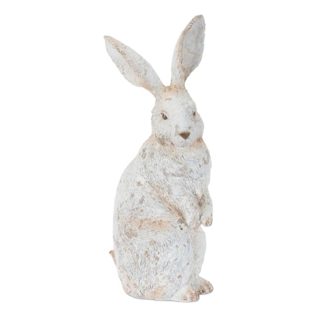 Distressed Rabbit Statue 14.25"H For Sale