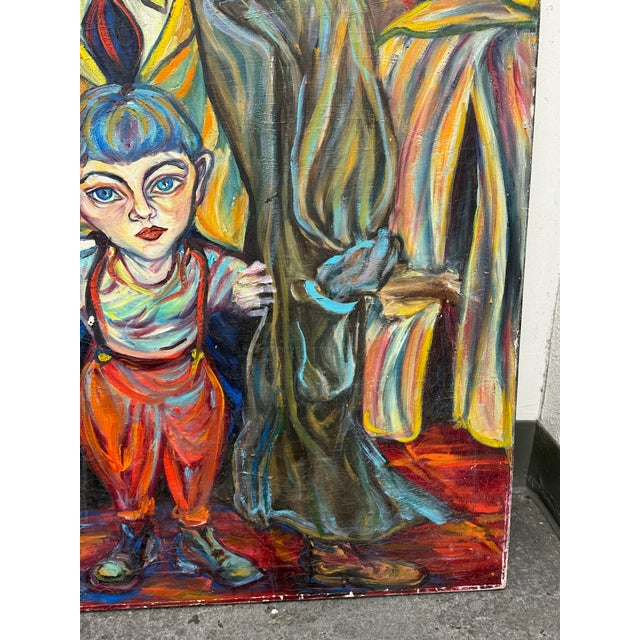 Original Acrylic on Canvas Painting, Artist Unknown For Sale - Image 10 of 12