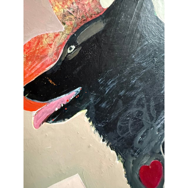 Onyx “Wolf Encounters” Art by LWren Walraven For Sale - Image 8 of 10
