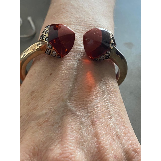 English Miriam Salat Addiction Pyramid Wine Bangle For Sale - Image 3 of 5