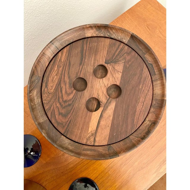 Mid-Century Modern Jens Quistgaard for Nissen Rosewood Ice Bucket For Sale - Image 3 of 7