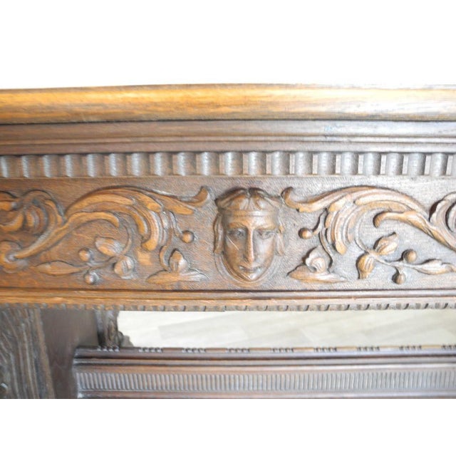 Vintage Art Deco Eagle Ornate Desk, 1920s For Sale - Image 15 of 18