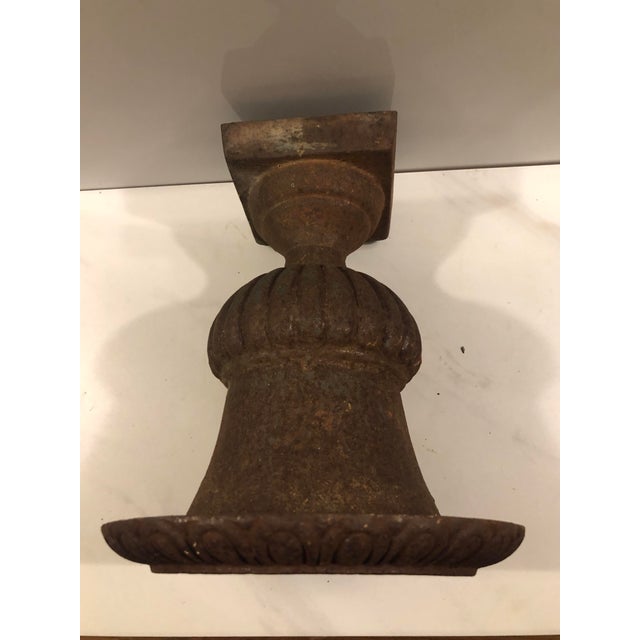 Vintage French Cast Iron Urn For Sale - Image 4 of 10