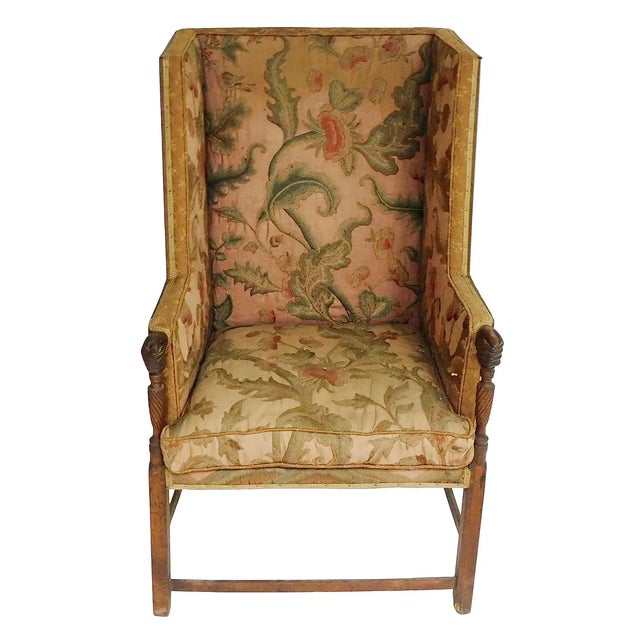 18th Century Canadian Provincial Anthropomorphic Wing Chair For Sale - Image 4 of 4