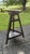 1930s Antique Adjustable-Height Revolving Wood Sculptor’s Stand For Sale - Image 5 of 5