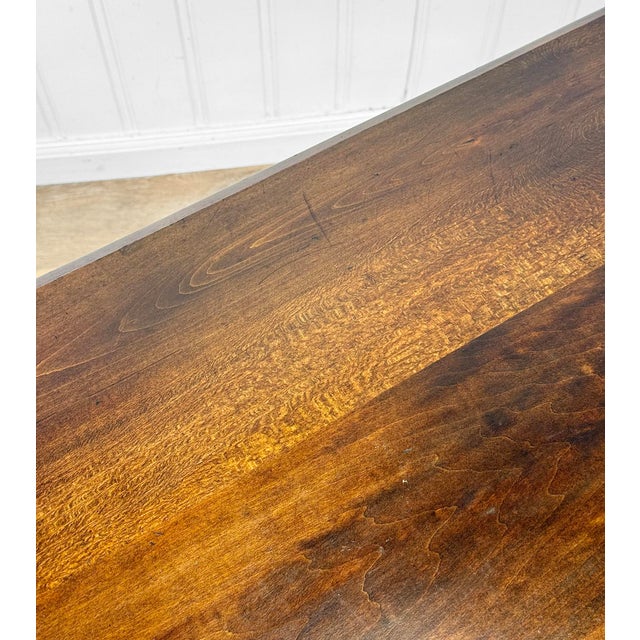 Wood Antique Eastlake Victorian Walnut Carved Parlor Side Table For Sale - Image 7 of 14