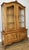 Bookcase Vintage French Louis Xiv Style Oak Glazed Display Cabinet Lot 6490 For Sale - Image 3 of 18