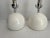 1960s 1960s Lightolier White Ball Lamps & Shades - a Pair For Sale - Image 5 of 7