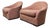 Pair of Sensational Pink Chenille Club Chairs For Sale