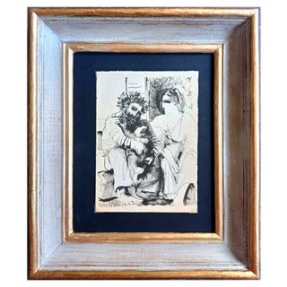 Pablo Picasso, The Family, Original Lithograph on Arches Paper, 1967 For Sale
