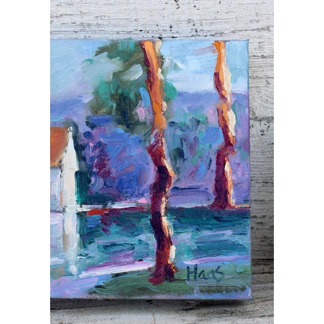 2020s Contemporary Impressionist Morning Light at the Pond "After" Ted Goerschner For Sale - Image 5 of 8