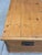 Wood Antique German Natural Pine Storage Trunk With Original Iron Key For Sale - Image 7 of 13