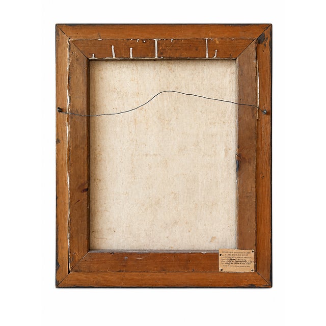 An exceptional original oil on canvas by listed Twin Cities artist Phyllis Wesley, retaining its original Minneapolis...