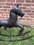 Metal Vintage Handcrafted Hammered Metal Rocking Horse Sculpture For Sale - Image 7 of 18