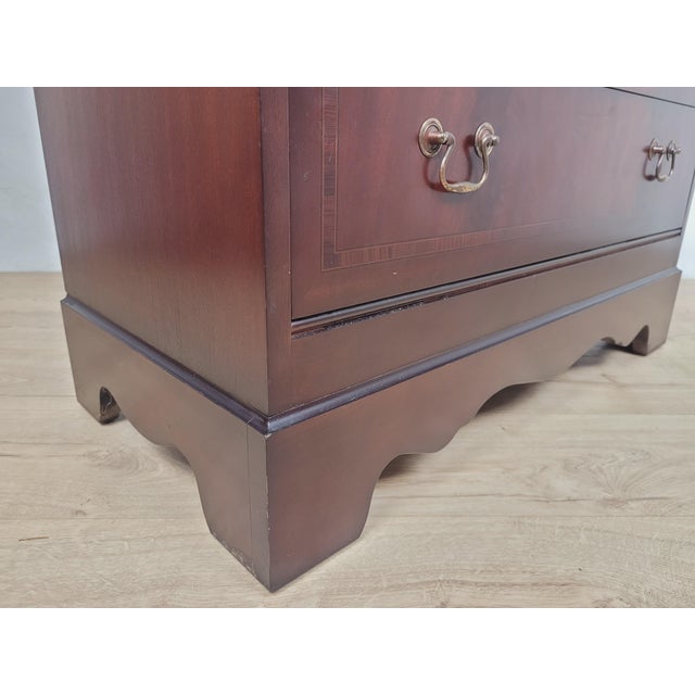 Vintage Secretaire with Green Leather Top, 1960 For Sale - Image 15 of 18