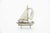 Silver Sailing Boat Miniature, in Good conditions. Designed 1920 to 1949