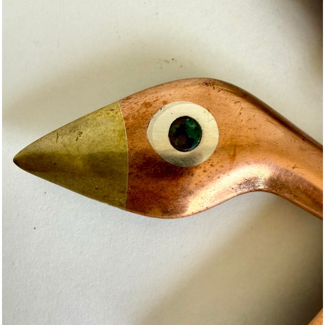 Here is a charming mid-century Mexican mixed-metal divided dish by Los Castillo of Taxco, dating to the 1950s–1960s. The...