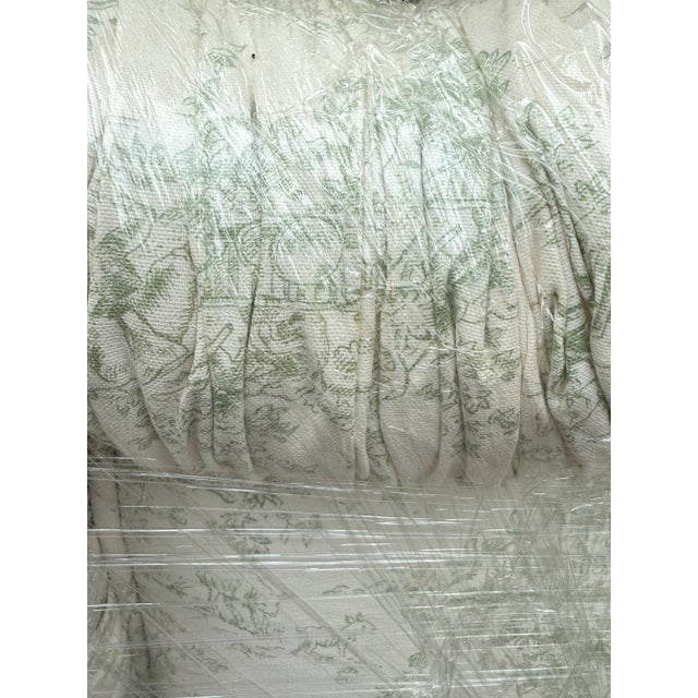 French Twin Toile Headboard For Sale - Image 3 of 6