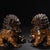 Elevate your interior with this striking pair of guardian lion statues, featuring exquisite cloisonne enamel work. Each...