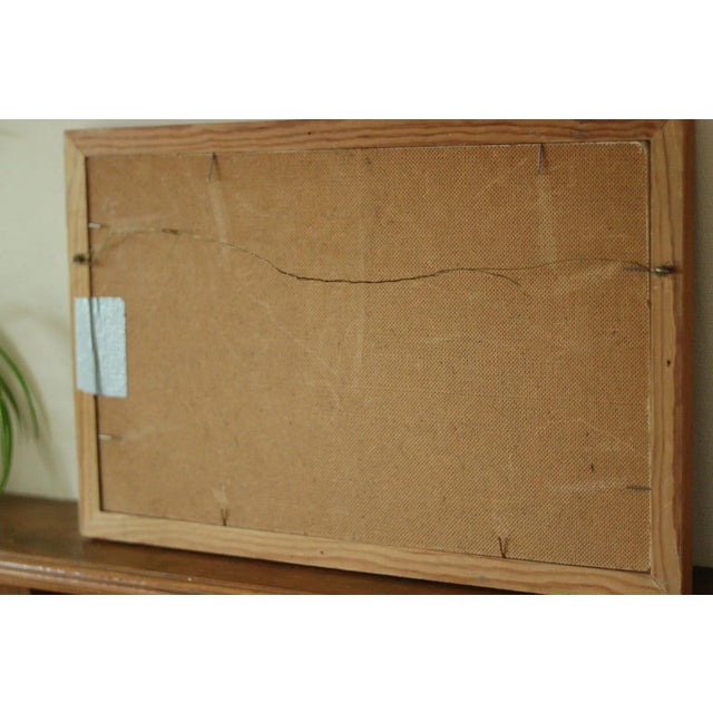 M. Larsson, Still Life with Bear, 1960s, Oil on Panel, Framed For Sale - Image 9 of 10