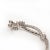 Metal Vintage "Er" Platinum 7.10-Carat Diamond Crisscross Bracelet-Size 6.5" For Sale - Image 7 of 8