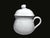 Late 20th Century Richard Ginori Vecchio White Porcelain Pot De Crème Cups - Set of 5 For Sale - Image 9 of 12