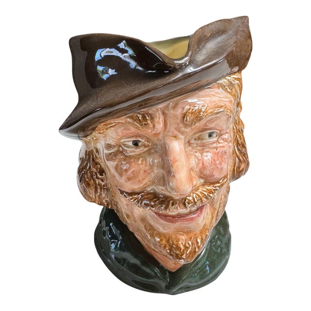 Vintage Royal Doulton “Robin Hood” Large Character Jug – Made in England, 1946 For Sale