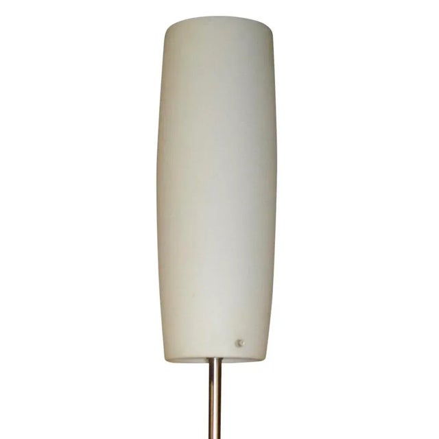 Contemporary Late 20th Century Italian Modern Relco Torchiere Floor Lamp With Frosted Glass For Sale - Image 3 of 7