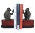 Pair of Patinated Bronze Monkey Bookends For Sale In Providence - Image 6 of 6