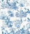 Sample - The House of Scalamandré Shantung Garden Removable Wallcovering, Delft For Sale