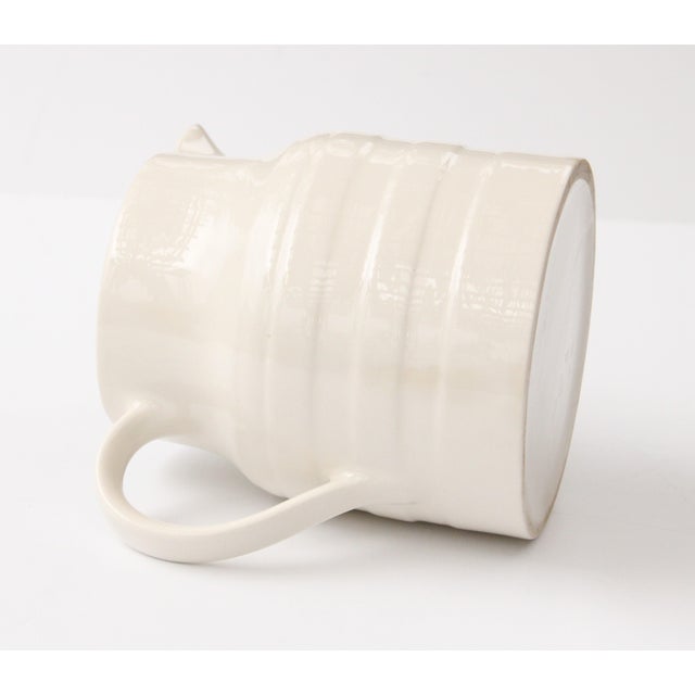 English Early 20th C. English "Lord Nelson" Ironstone Pitcher 4Pint For Sale - Image 3 of 4