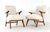 Standalone designer armchair in a Scandinavian style with Dutch characteristics. This chair, crafted from solid wood with...