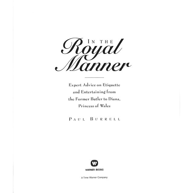 BURRELL, Paul [144] pp. Warner Books 1999 First Printing 10" x 8 3/4" Paul Burrell has worked in the service of the royal...