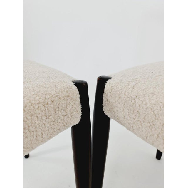 Vintage Norwegian Teak Chair with Teddy Fabric by Rastad & Relling, 1960s For Sale - Image 10 of 11